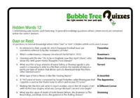 Hidden Words 12 Hidden Words 12